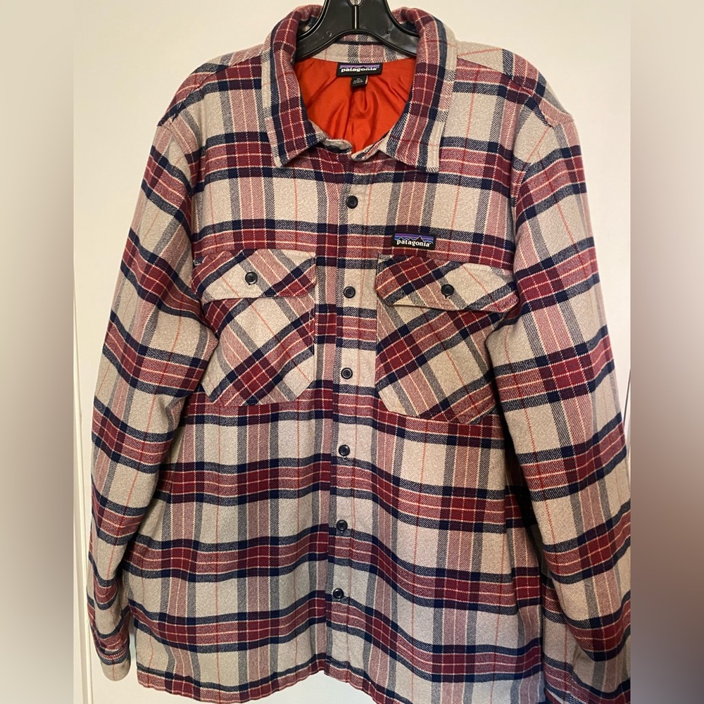XL Patagonia lined flannel jacket